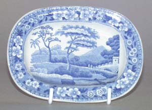 Toy Meat Dish or Platter c1840